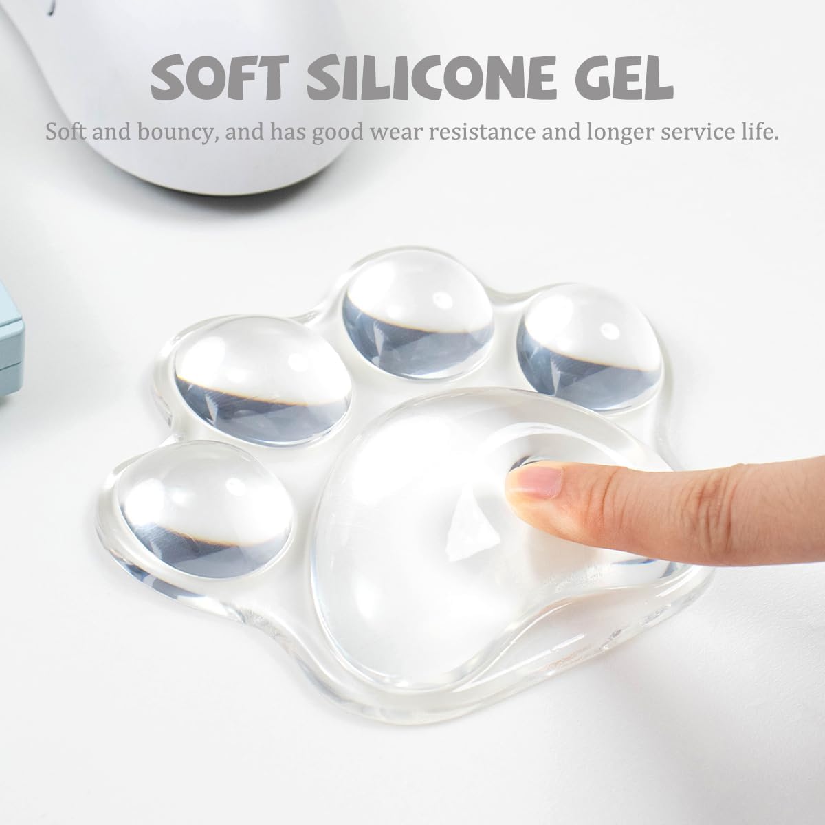 Office Footrest Cushion - Sevimli Oyun Mouse Pad Bilek Desteği