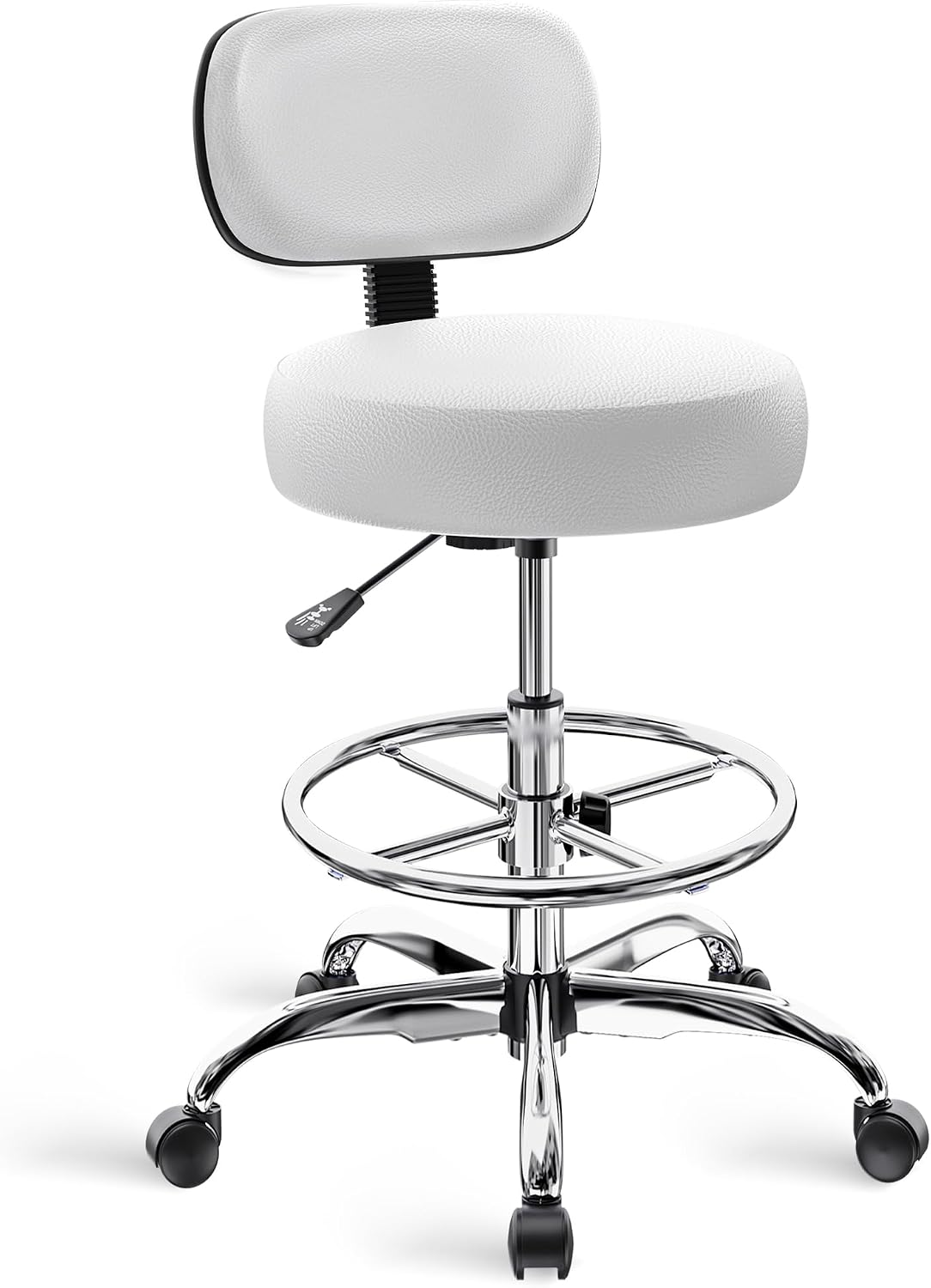 Office Footrest Cushion - SUPERJARE Sırtlı Çizim Koltuğu, Ayarlanabilir Ayak