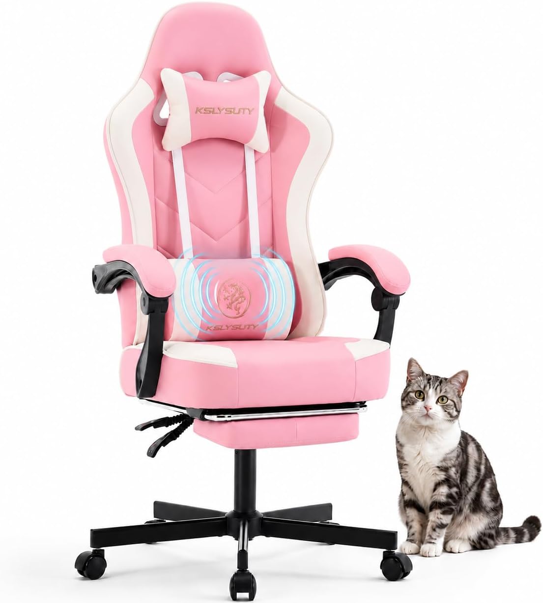Office Footrest Cushion - Ayak Dayamalı, Bel Destekli, Cep Yaylı