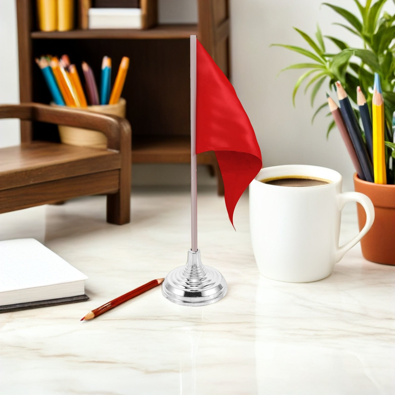 12 Adet Gümüş Mini Masa Bayrağ - Office Furniture And Design incelemesi ve fiyatı