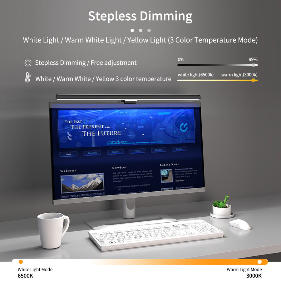 50cm LED Monitör Işık Çubuğu E - Office Furniture And Design incelemesi ve fiyatı