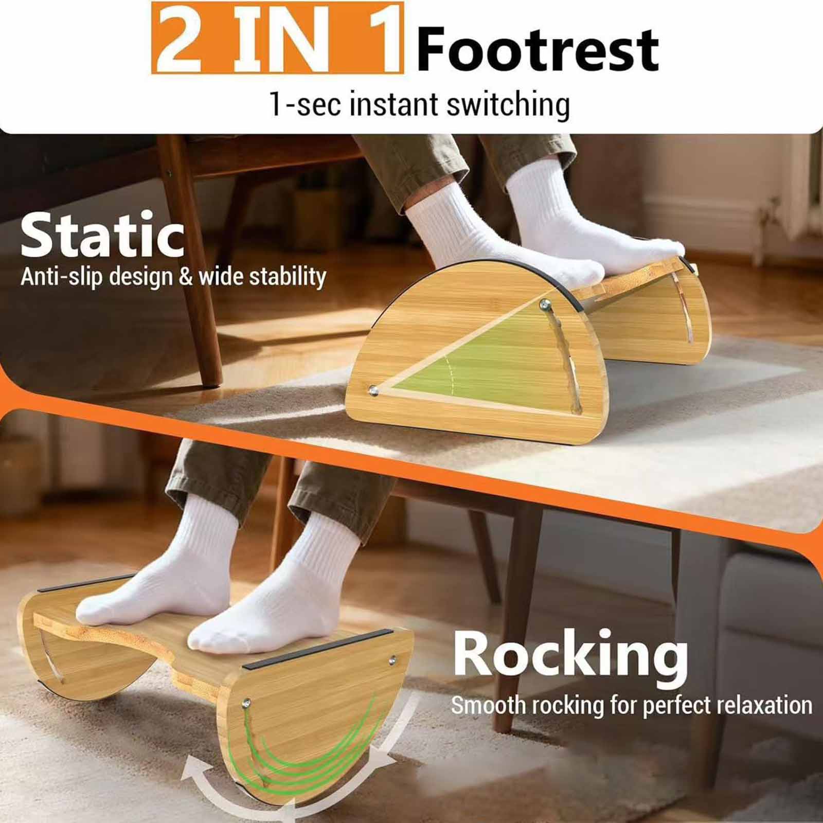 Ayarlanabilir Ofis Bambu Ayak  - Office Footrest Cushion incelemesi ve fiyatı