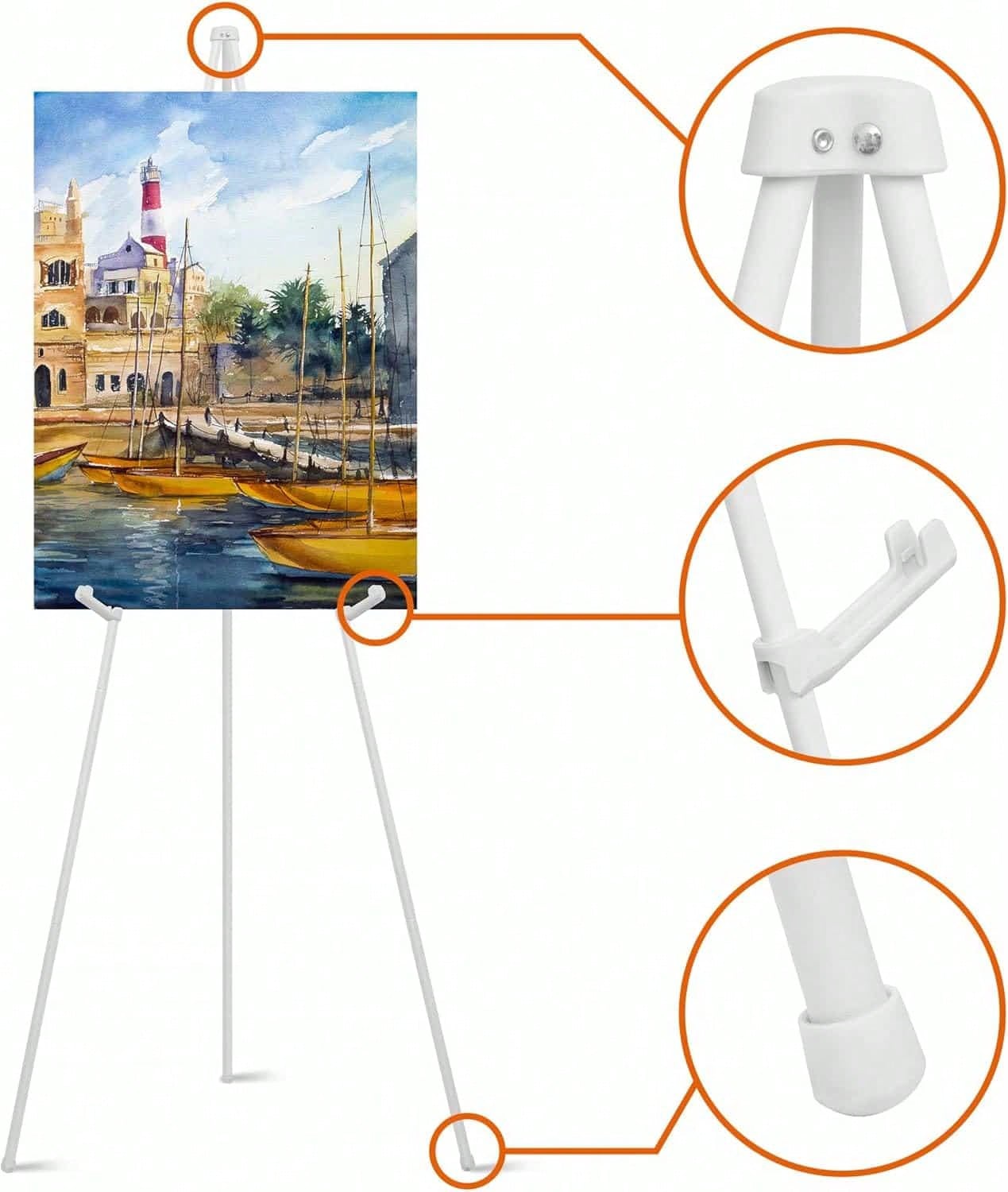 Sunum Sehpası, 66.14 inç Yükse - Whiteboard Easel Tripod incelemesi ve fiyatı